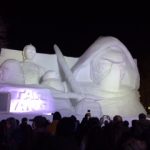 ◆さっぽろ雪まつり◆冬の風物詩、雪まつり大通会場は大勢の人で賑わっていました