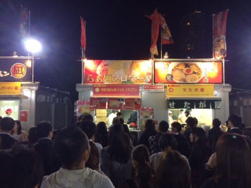 ◆いってきました！札幌ラーメンショー◆夜の大通公園はラーメンショーとライラックまつりで賑わっていました